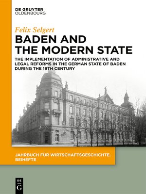 cover image of Baden and the Modern State
